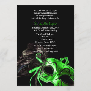 Invitation au bal de Quinceanera