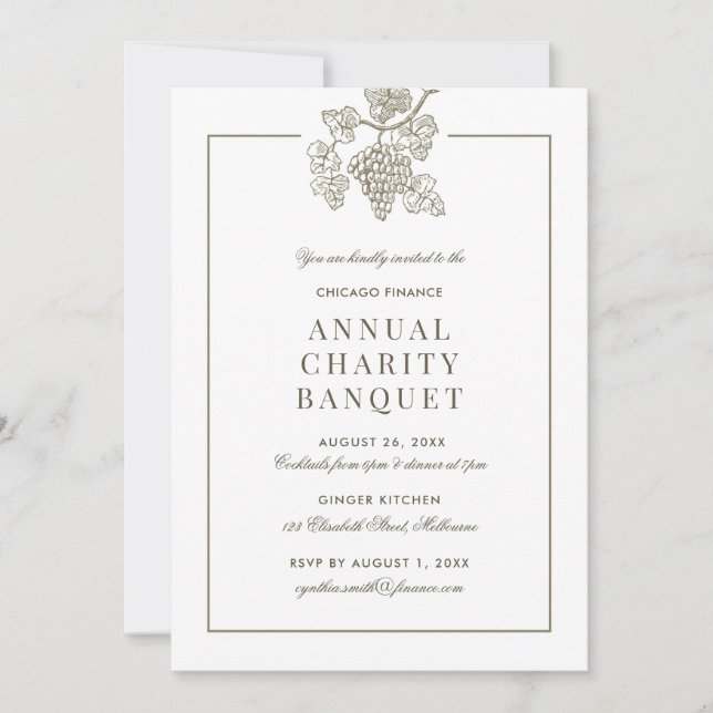 Invitation au banquet (Devant)