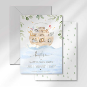 Invitation au baptême de l'arche de Noé