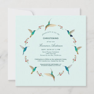 Invitation au baptême des colibris