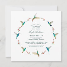 Invitation au baptême des colibris