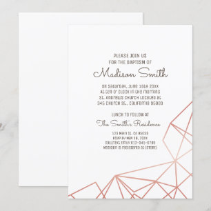 Invitation au baptême géométrique simple