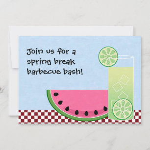 Invitation au barbecue de printemps Bash
