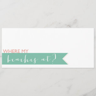 Invitation au Beach Bachelorette Party