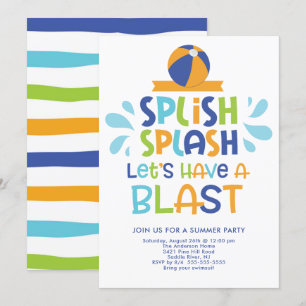 Invitation Au Blast Pool