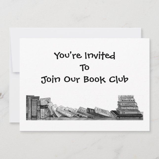INVITATION AU BOOK CLUB : DESSIN DE PENCILES, LIVR (Devant)