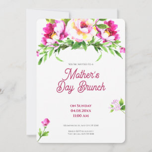Invitation au brunch de la fête des mères