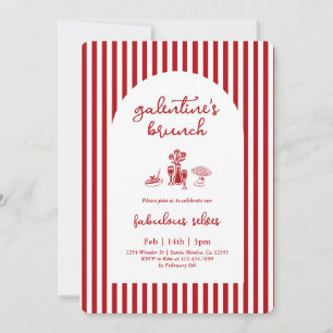 Invitation au brunch de la Galentine