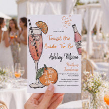 Invitation au brunch de mariage, Trônez la mariée