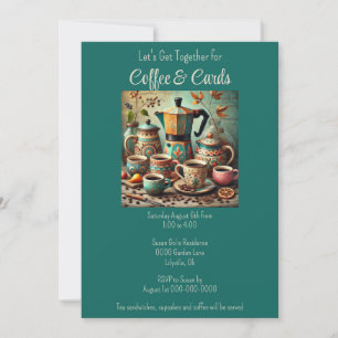 Invitation au café et aux cartes