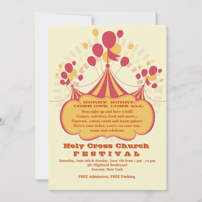 Invitation au carnaval (Devant)