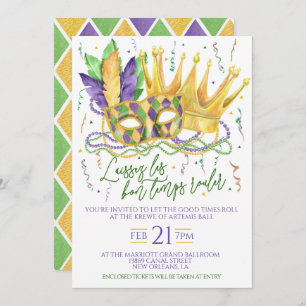 Invitation au Carnaval de Mardi Gras
