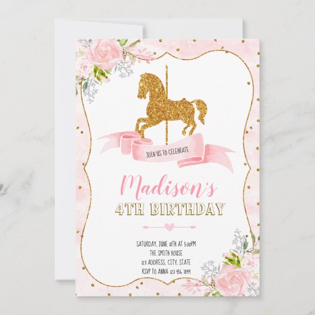 Invitation au carousel (Devant)