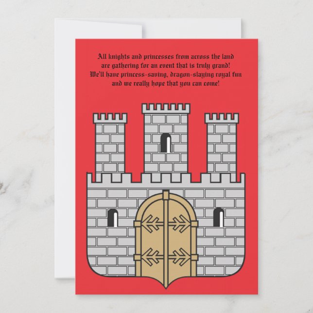 Invitation au château (Devant)