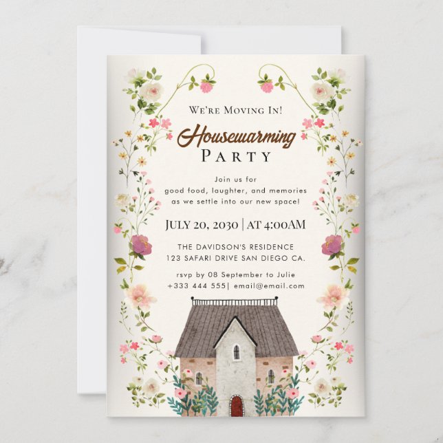 invitation au chauffage domestique (Devant)