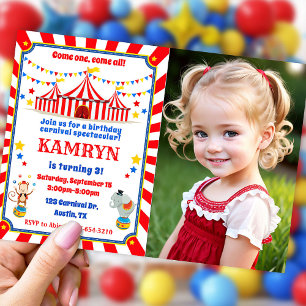 Invitation au cirque, anniversaire du Carnaval