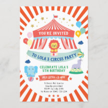 Invitation au cirque, fête du carnaval