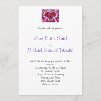 Invitation au coeur de Tie Dye