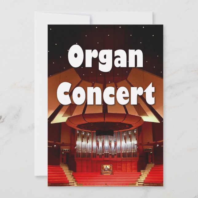 Invitation au concert d'organes 2 (Devant)