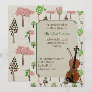Invitation au Considérant Violon à thème de la sai