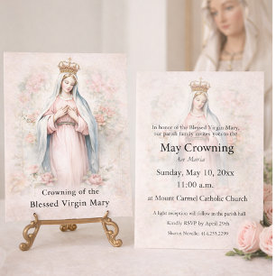 Invitation au Couronnement de Mai Catholique Bienh