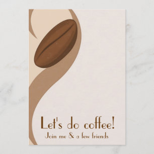 Invitation au déjeuner de café