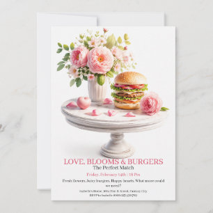 Invitation au déjeuner de la Saint-Valentin Blooms