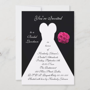 Invitation au déjeuner nuptial — Gown nuptiale en