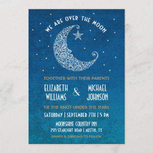 Invitation Au-dessus de la lune