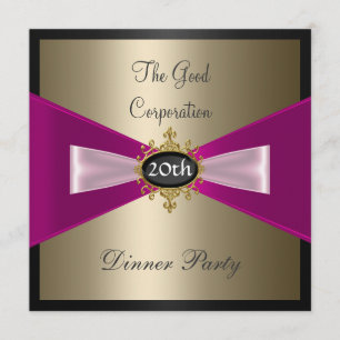 Invitation au Dîner Annuel de la Société