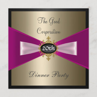 Invitation au Dîner Annuel de la Société