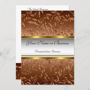 Invitation au dîner annuel de présentation d'affai