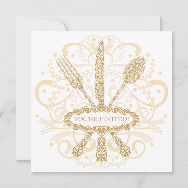 Invitation au dîner de la répétition du couteau de (Devant)