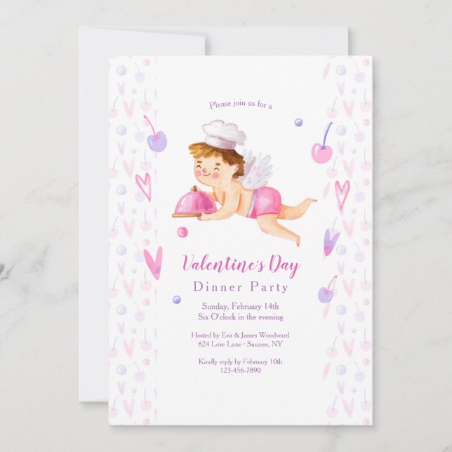 Invitation au dîner de la Saint-Valentin (Devant)