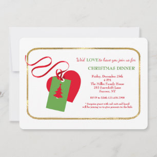 Invitation au dîner de Noël