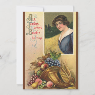 Invitation au dîner de Thanksgiving