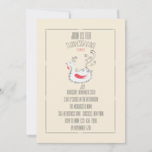 Invitation Au Dîner De Thanksgiving