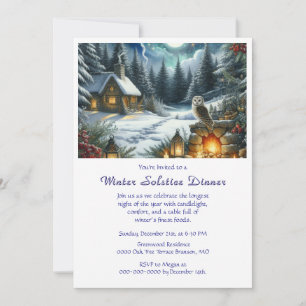 Invitation au dîner du solstice d'hiver