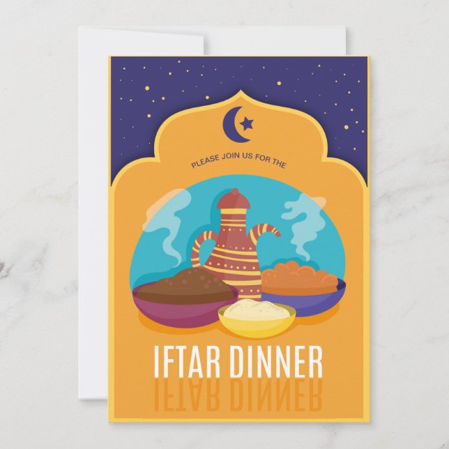 Invitation au dîner Iftar (Devant)