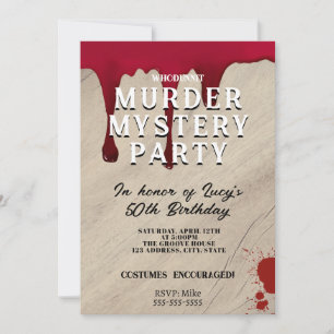 Invitation au dîner mystère meurtre – Qui est le c