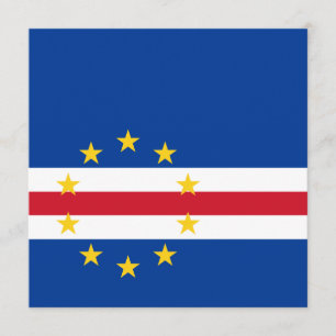 Invitation au drapeau du Cap-Vert