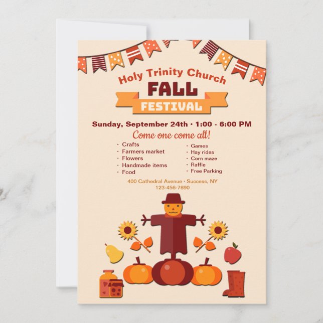Invitation au festival d'automne (Devant)
