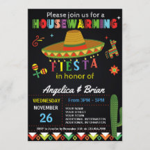 Invitation au Fiesta Party