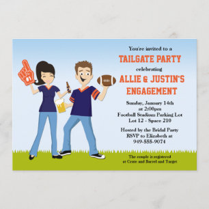 Invitation au Football Tailgate Party