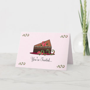 Invitation au gâteau sucré