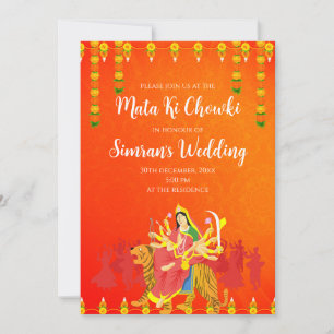 Invitation au Jagrata de Mata à Mata ki Chowki