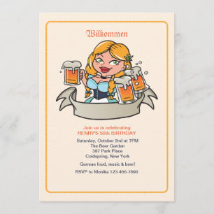 Invitation au jardin de bière de Fräulein