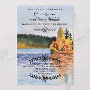 Invitation au lac d'automne