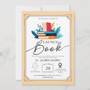 Invitation au lancement de livre
