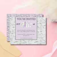 Invitation au Mahjong avec tuiles et toile